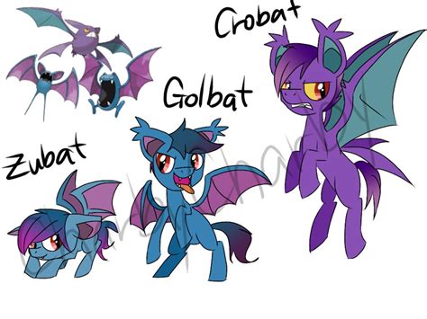 Zubat Evolution Line Pony Adoptables - CLOSED by charbycharby on DeviantArt