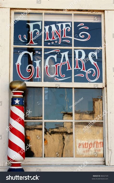 Old Time Barber Shop Window Writing Stock Photo (Edit Now) 8602729 | Barber shop, Painted signs ...