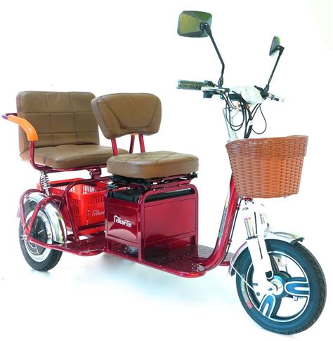 New Trikaroo 2 person Electric Mobility Scooter Pedicab E-bike Two Seat Tricycle #Trikaroo ...