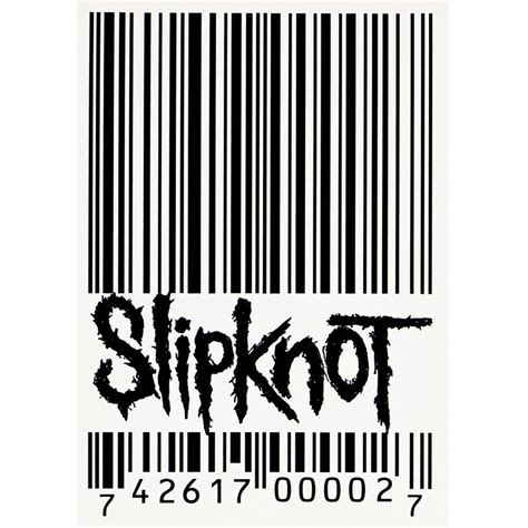 Slipknot - Barcode Postcard | Slipknot tattoo, Slipknot, Metal band logos