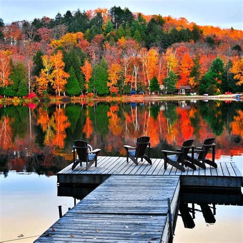 Nature never cease to amaze us | Autumn lake, Beautiful homes, Autumn ...