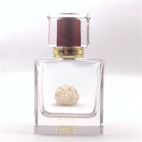 50ml Square Perfume Bottle Parfum Bottle Luxury Glass Arabic Perfume ...