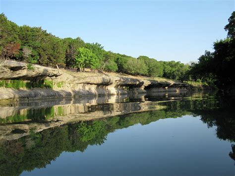 Bosque River Reflection Photograph by Ron Sutton