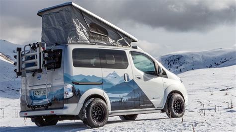 Nissan's e-NV200 Electric Van Winter Camper Concept Is Amazingly Cool