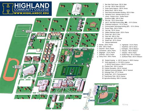 Holyoke Community College Campus Map | US States Map