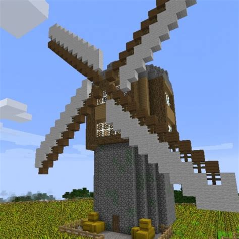 Minecraft Medieval Windmill Build Minecraft Project