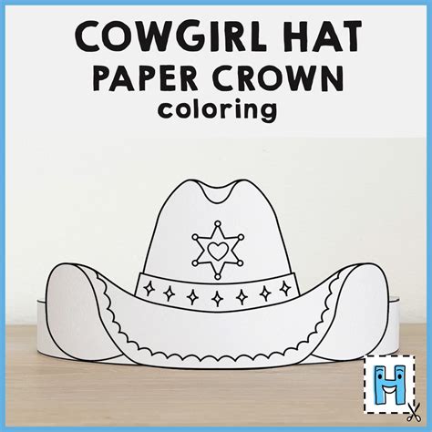 Cowboy Hat Coloring Page