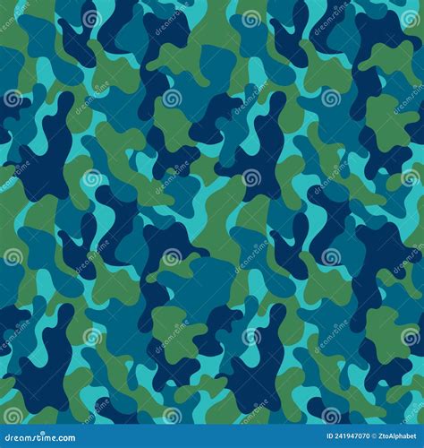 Military Camo Navy Camouflage Pattern Stock Vector - Illustration of ...