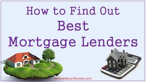 How to find out the best mortgage lenders in usa