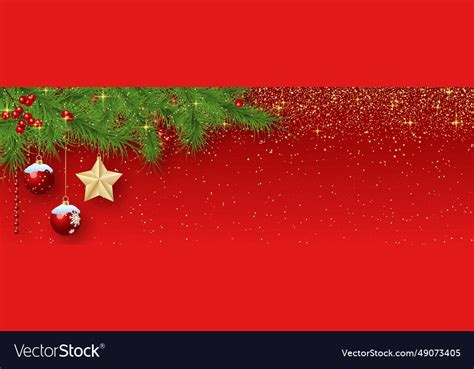 Christmas and new year banner template Royalty Free Vector