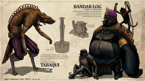 The Jungle Book - Tabaqui + Bandar-Log by freakyfir on DeviantArt