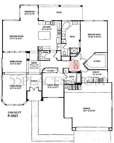 Sun City West Floor Plans - floorplans.click