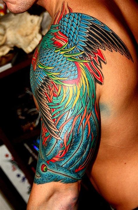 Colorful Half Sleeve Tattoos