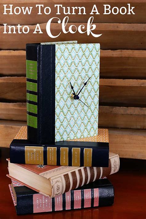 How To Upcycle Old Books Into Clocks (video) - House of Hawthornes