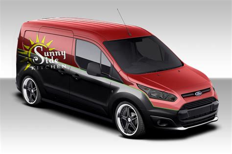 2014 Ford Transit Connect Vans Modified For 2013 SEMA Show