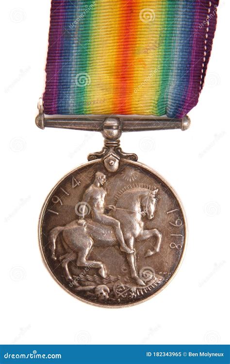 A British First World War Medal Stock Image - Image of studio, 1918: ...