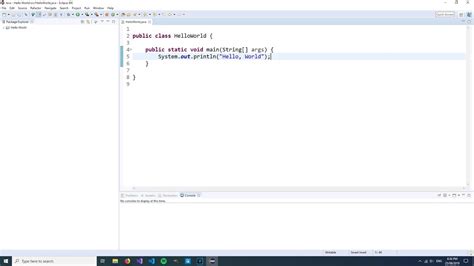 Hello World program in Java - YouTube