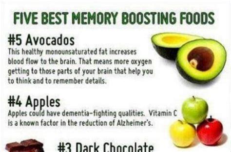 Foodista | Infographic: 5 Memory Boosting Foods