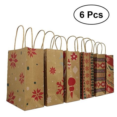 1pcs Gift Bag Lightweight Bearable Kraft Paper High Quality Useful ...