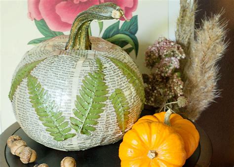 6 Fabulous Ways to Decoupage Pumpkins | DIY Network Blog: Made + Remade | DIY