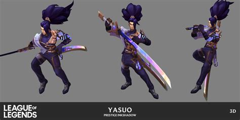 Prestige Inkshadow Yasuo skin League of Legends - price, lore, chromas ...