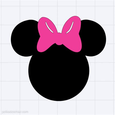 Minnie Mouse Silhouette Head at GetDrawings | Free download