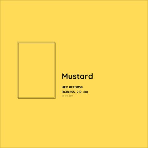 Mustard Yellow Color Swatch