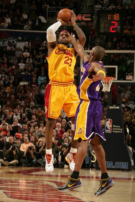 On Court: Kobe Bryant VS. Lebron James | SneakerFiles