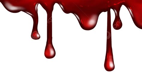 Three Dimensional PNG Transparent, Blood Red Dripping Three Dimensional Realism, Blood Stains ...