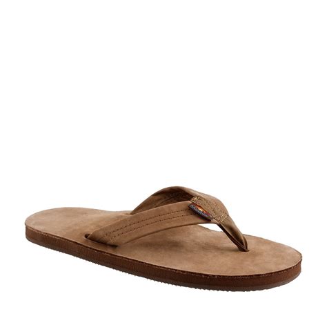 Rainbow® premier leather flip-flops | Leather flip flops, Mens rainbows ...