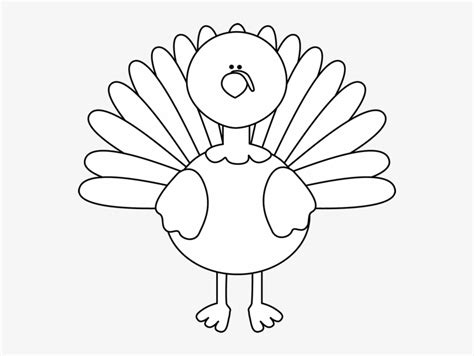 Turkeys Clipart Black And White