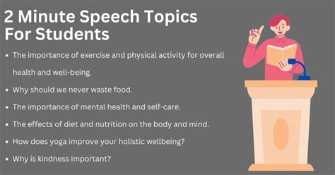 2 Minute Speech Topics & Ideas 2023