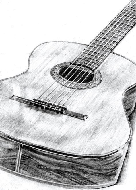 Bleistiftzeichnung Gitarre von Robyn Fear - #bleistiftzeichnung #gitarre #robyn | Pencil ...