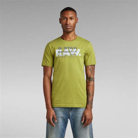 RAW Originals Slim T-Shirt | Green | G-Star RAW®