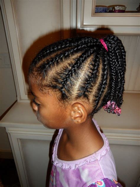 Cornrows into ponytail. | Hair styles, Braids with weave, Gents hair style