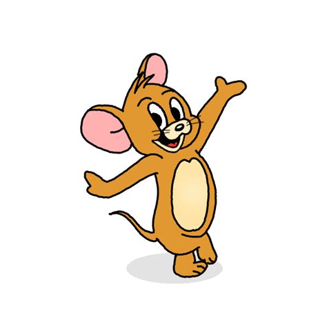 How to Draw Jerry Mouse - Step by Step Easy Drawing Guides - Drawing Howtos