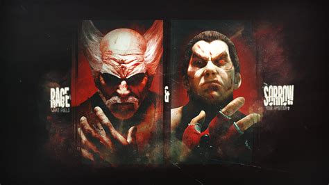 Heihachi/Kazuya wallpaper by Had22 on DeviantArt