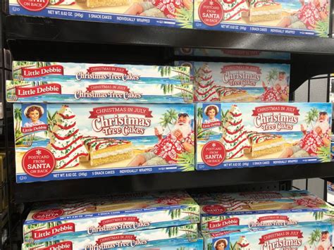 Little Debbie Christmas Tree Cakes Available at Walmart NOW | Celebrate Christmas in July