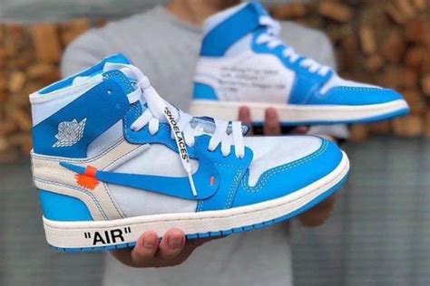 UNC off white retro jordan 1 | Kixify Marketplace