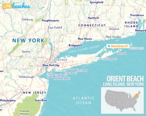 Map of Orient Beach, New York - Live Beaches