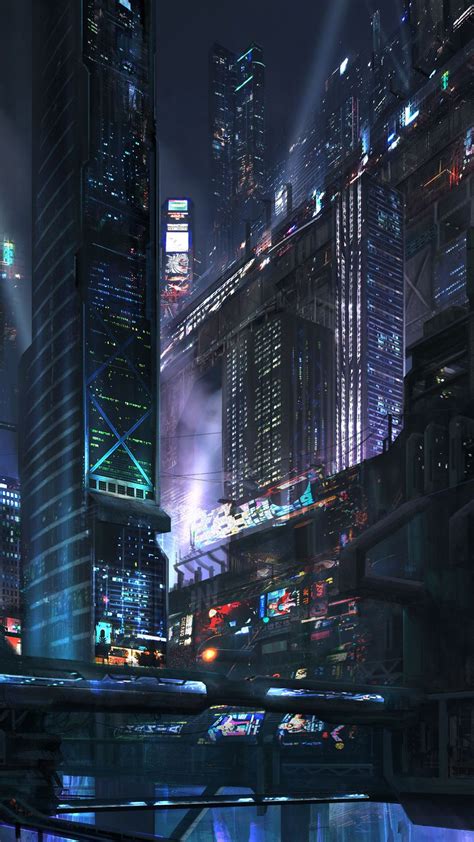 Anime Futuristic City Wallpapers - Top Free Anime Futuristic City ...