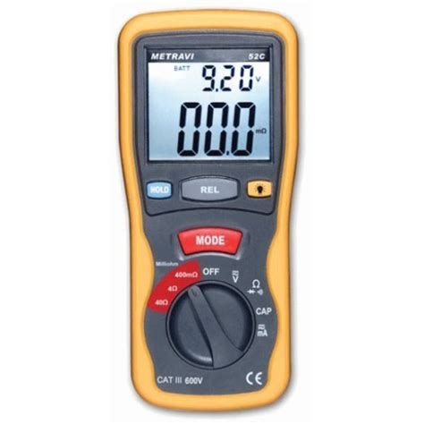 Metravi Digital Milliohm Meter, Model: 52C at best price in Bengaluru | ID: 15335618933