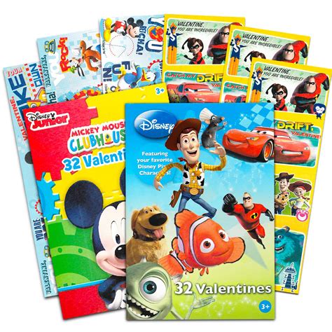 Buy Valentines Day Classroom Exchange Gifts | 64 Disney Pixar Valentine ...