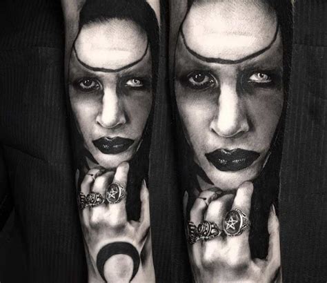 Share more than 55 marilyn manson tattoos best - in.cdgdbentre