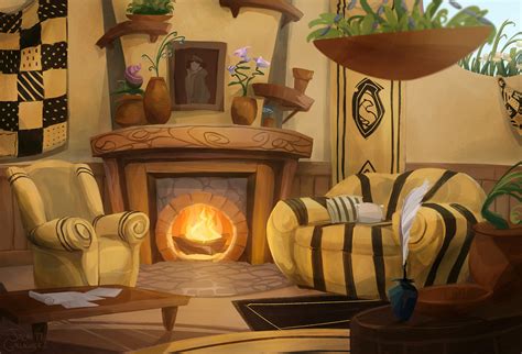 ArtStation - Hufflepuff Common Room