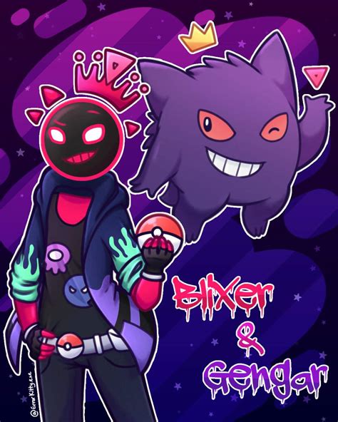 Blixer and Gengar | Jsab × Pokemon Crossover | Just Shapes & Beats Amino