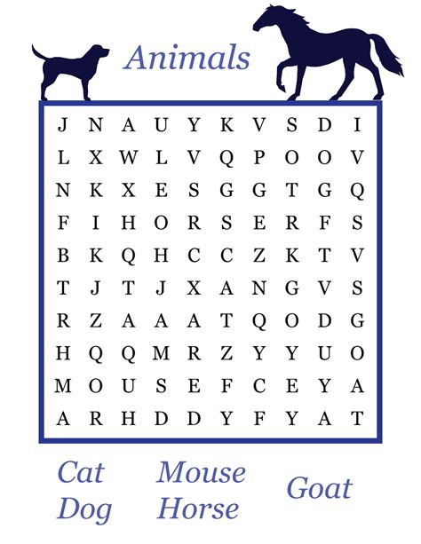 Blank Word Search Printable - Printable Word Searches