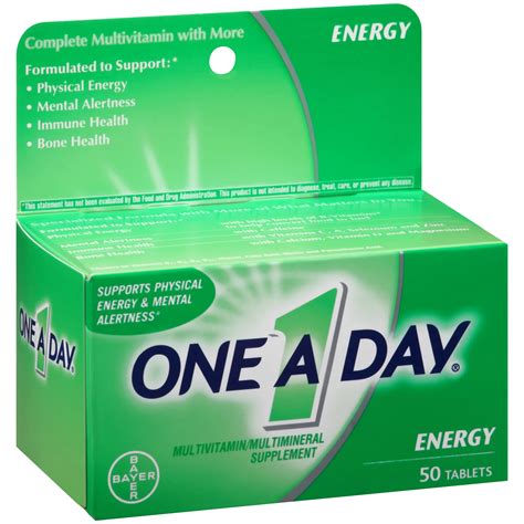 One A Day Energy Multivitamin Teblets - Shop Multivitamins at H-E-B