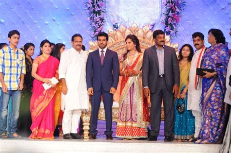 ACTRESS: Ram Charan Wedding Reception Photos