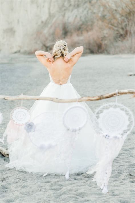 Dreamy Boho Beach Wedding with Dreamcatchers | Editorial